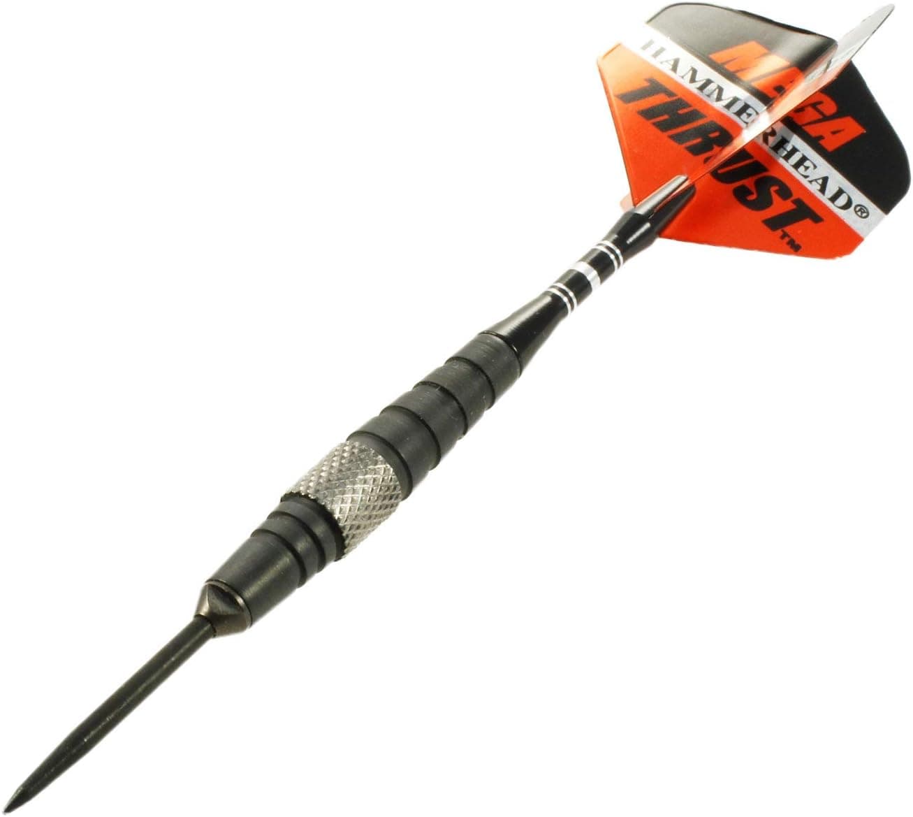 Bottelsen Hammer Head Steel Tip 90% Tungsten Mega Thrust Black Steal 5/16-Inch Diameter Dart