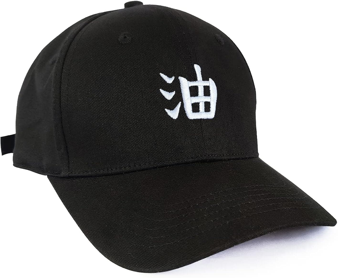 Anime Hat Snapback Baseball Cap Cosplay Flat Bill Embroidered Red Cloud Adjustable Cap for Men and Women