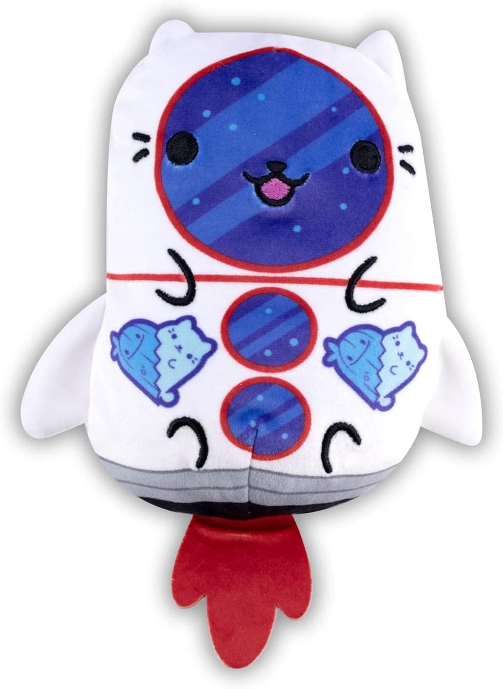 Cats vs Pickles - Rocket Cat - Chonk - 6" Amazon Exclusive Bean Filled Gold Wave Plushies! Collect These as Stocking Stuffers, Fidget Toys, or Sensory Toys - Great for Kids, Boys, & Girls!