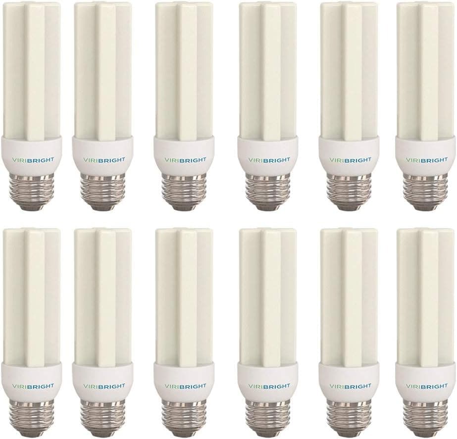 1500 Lumen LED Bulbs, Viribright Non-Dimmable Frosted Light Bulb: 2700-Kelvin, 10 Watt (100 Watt Equivalent), E26 Medium Screw Base, Warm White, 12-Pack