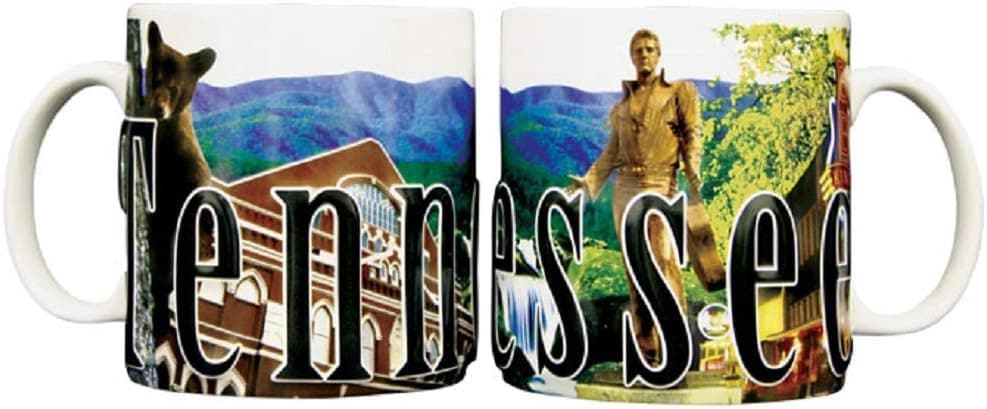 Americaware SMTEN01 Tennessee 18 oz Full Color Relief Mug