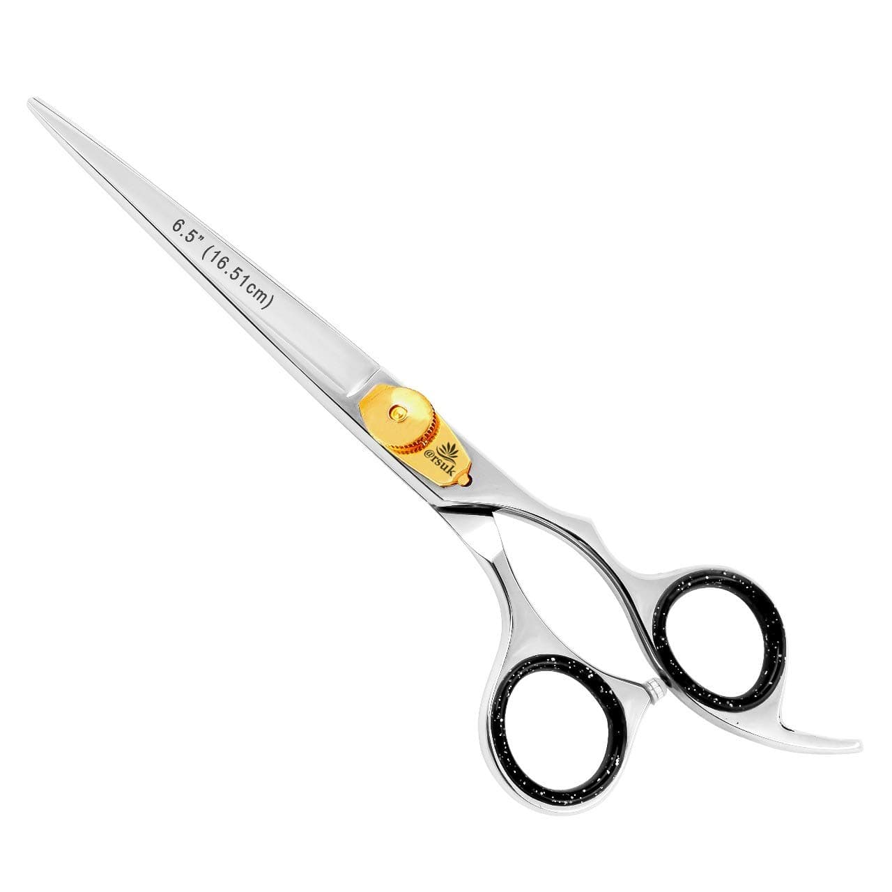 ARSUK Hair Cutting Shears Barber Salon Hairdressing Scissors Razor Edge Stainless Steel with Fine Adjustable Tension Screw (Hair Shears 6.5")