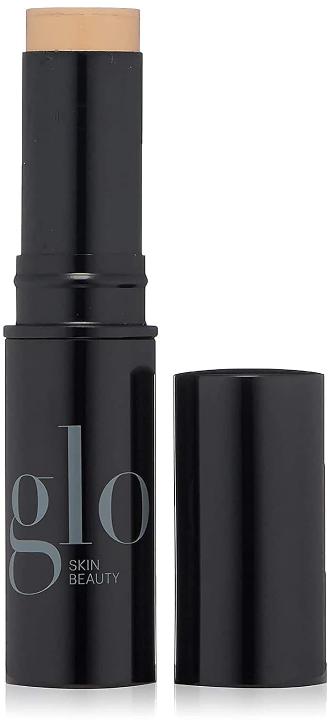 Glo Skin Beauty HD Mineral Foundation Stick - Concealer Makeup Infused with Hyaluronic Acid - Buildable Coverage, Contour & Highlighter
