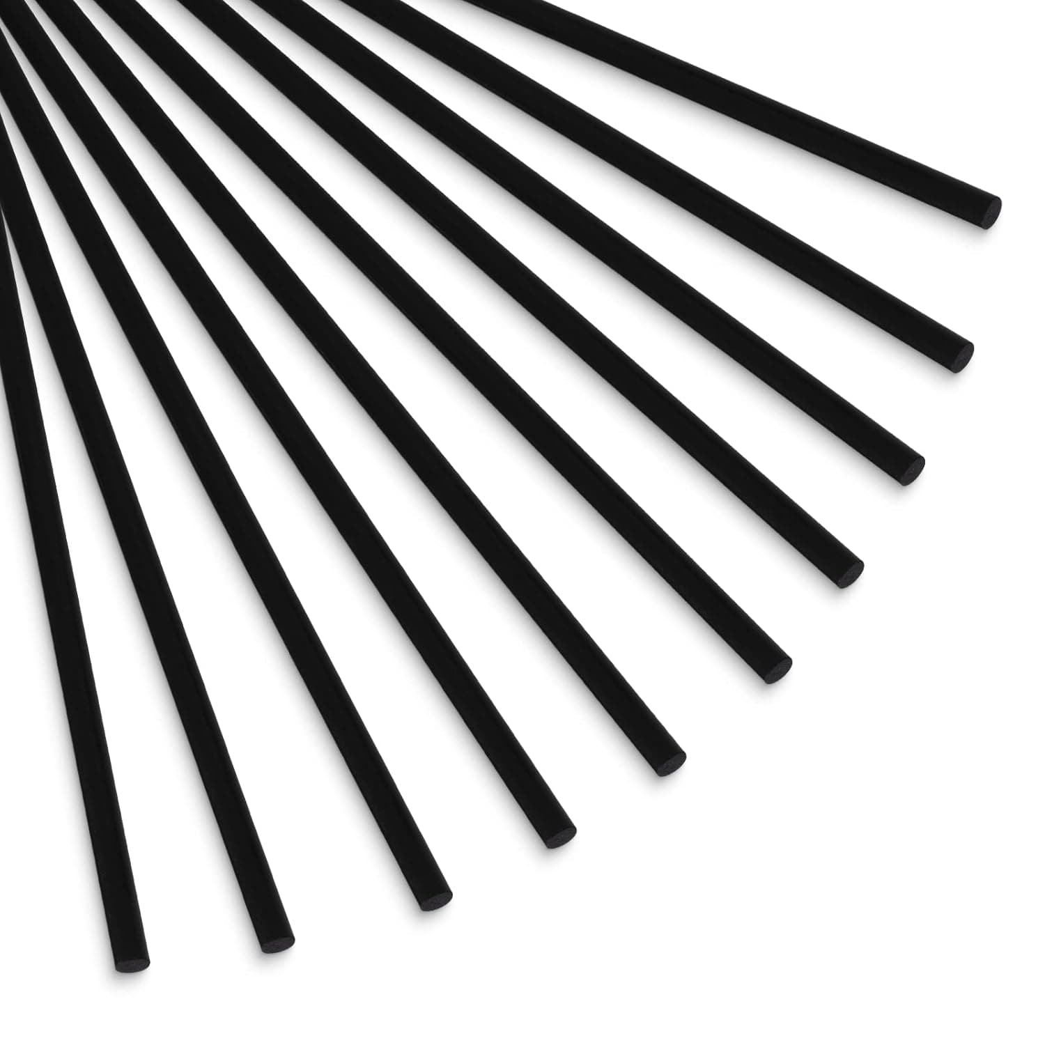 FAKILO Carbon Fiber Rod 4 X 420 MM - 100% Matte Carbon Fiber Rods 10 Pack for RC Airplane, Kite Skeleton Handmade, Fishing Rod Repair, Tent Stand