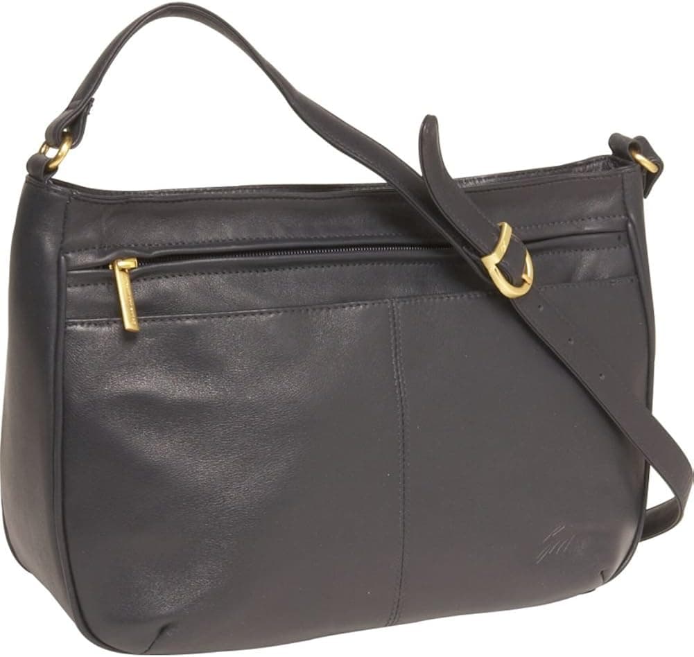 Stone Mountain Hampton Collection Multi Compartment Hobo - Navy