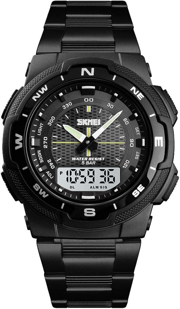 Gosasa Fashion Man Quartz Watch Sports Watches Stainless Steel Men Watches Casual Waterproof Wrist Watches Analog Luxury Watches