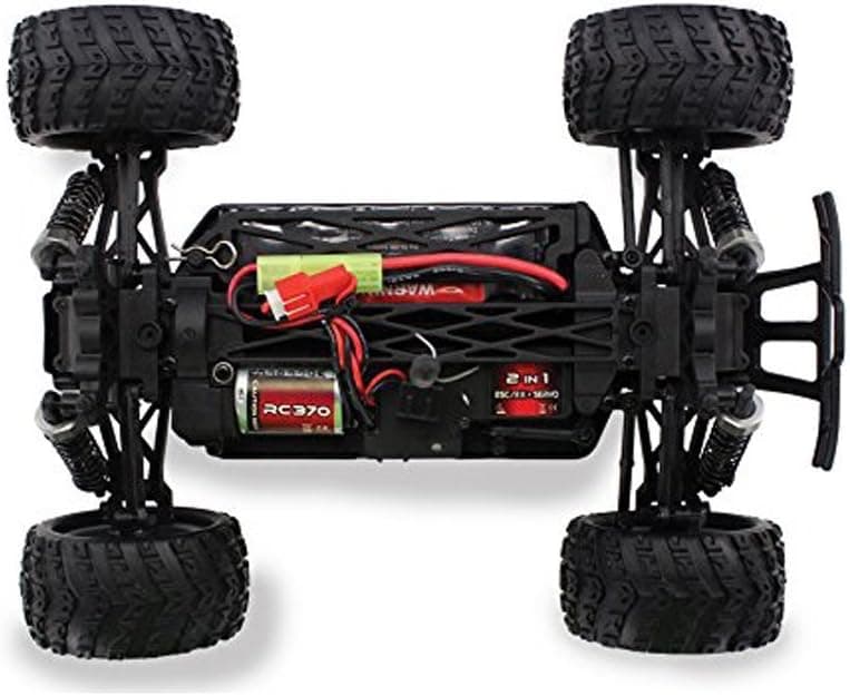 GranVela RC CAR Himoto 1/18 SCALE MONSTER TRUCK 1:18 SCALE RTR MICRO CAR 4WD RTR MODELS ELECTRIC POWER 2.4G REMOTE Cars 45KM/H-Colors May Vary