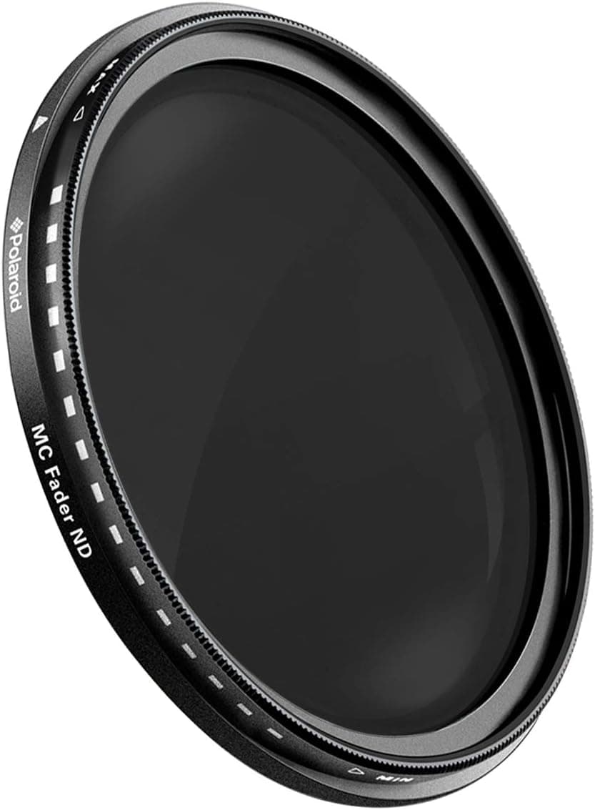 Polaroid Optics 40.5mm Multi-Coated Variable Range [ND3, ND6, ND9, ND16, ND32, ND400] Neutral Density Fader Filter ND2-ND400- Compatible w/ All Popular Camera Lens Models