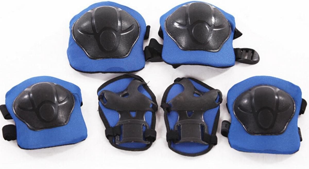 BXT Kid's Sports Protective Gear Skating Roller Blading Wrist Knee and Elbow Pads Set Blades Guard BMX Bike Skateboar Safety Equipment - 6 Pieces