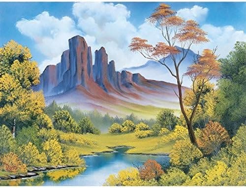 Wellspring Bob Ross The Joy Of Puzzles, Fall 500 Piece Jigsaw Puzzle 6817