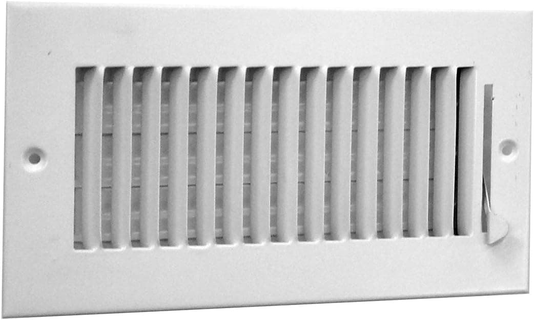 Hart & Cooley 680M 10x8 HVAC Register, 10" W x 08" H, 680M Steel Sidewall Register 10 08 W (703910)