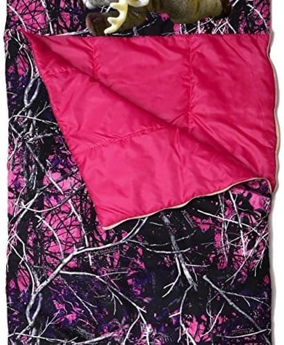 Carstens Muddy Girl Slumber Bag with Deer Pillow