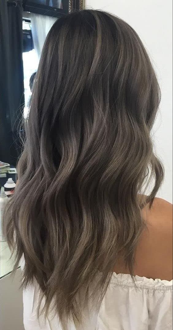 Sew in Weft Extensions Brown Human Hair #2/8 Brown Highlighted Double Weft Hair Extensions Weaving Hair 100g 20 Inch Sew in Human Hair Extensions