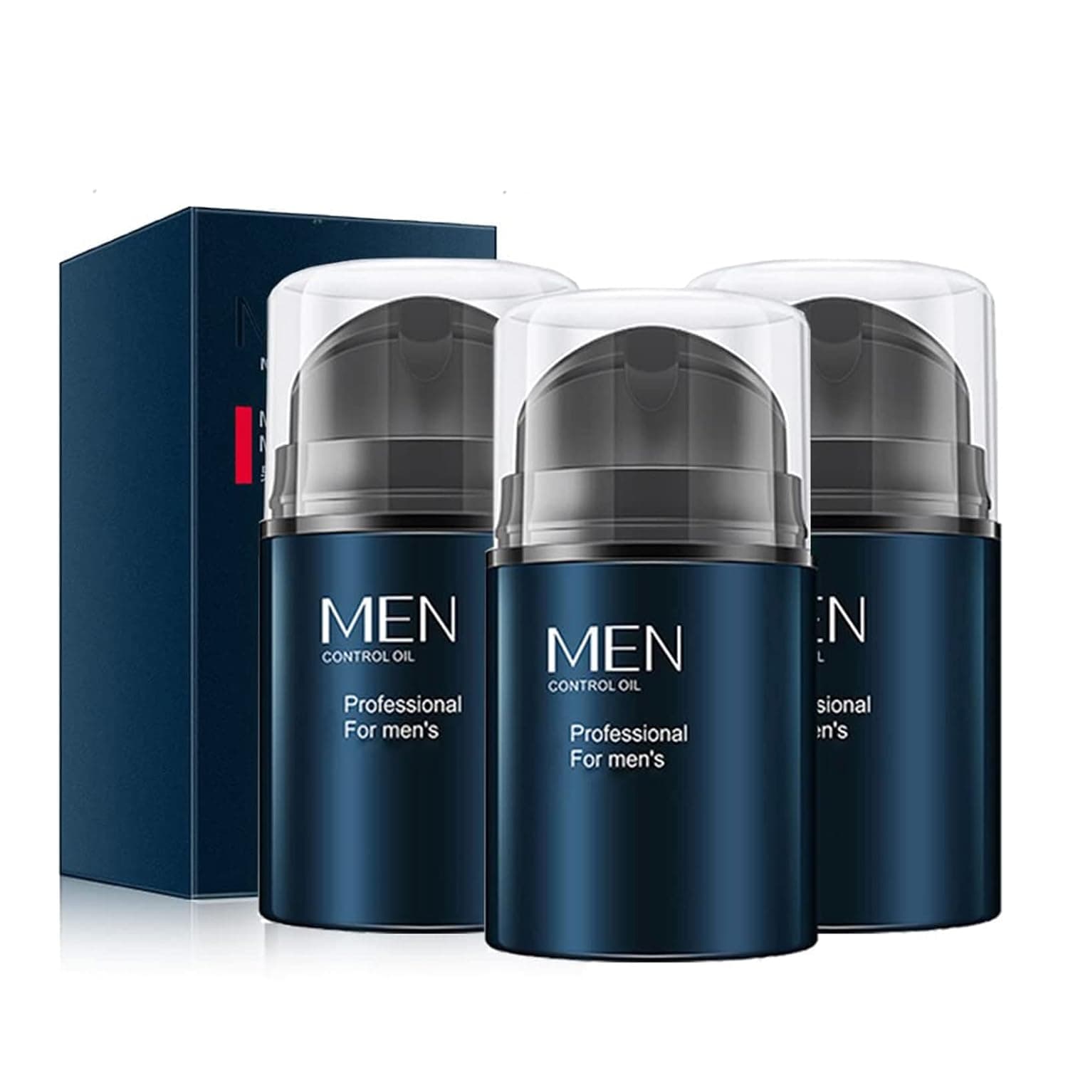 QINGYY AgeDefy Men's All-In-One Face Cream, Men's Face Cream Moisturizer, Mens All In One Face Cream, Control Oil Face Cream Lotion Mens Skin Care (3pcs), 0.04 Ounce (Pack of 1)