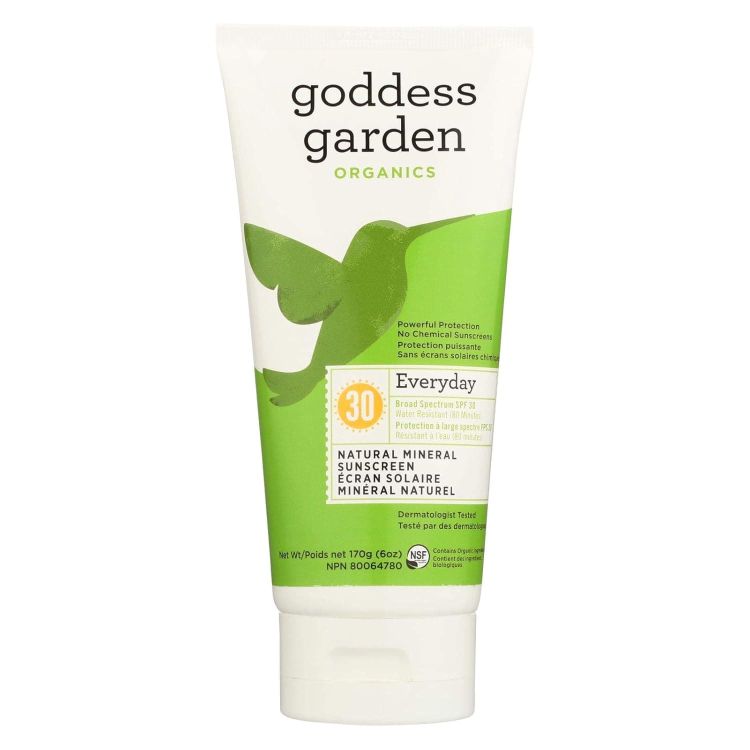 2 Pack of Goddess Garden Organics Vegan and Biodegradable Everyday SPF 30 Natural Sunscreen, Continuous Spray, 6 Ounce