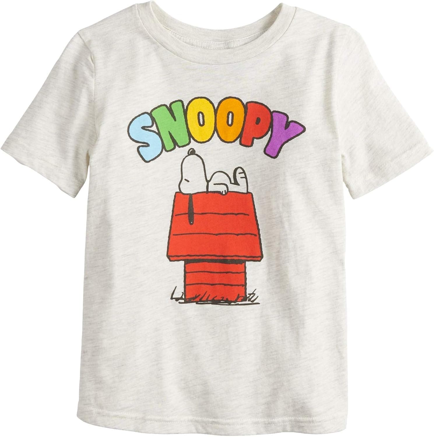 Jumping Beans Little Boys' 4-12 Rainbow Snoopy Tee