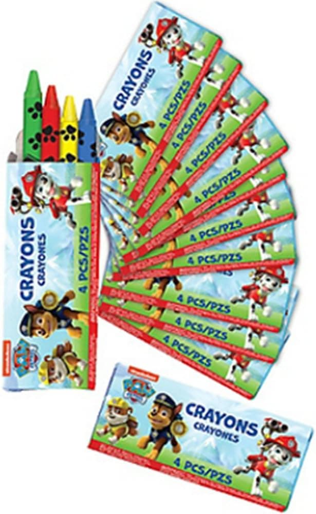 Paw Patrol 4 Pack Crayons / Favors (12ct)