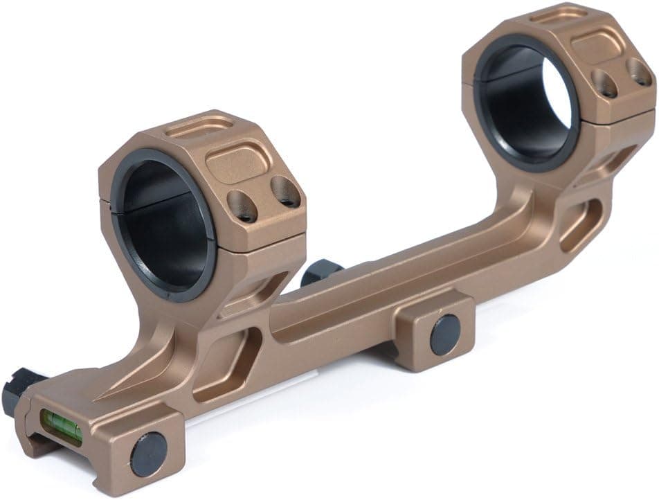 WOLTIS Flat Top Scope 1" 30mm Picatinny Ring Mount One Piece Mount Base with Spirit Bubble Level