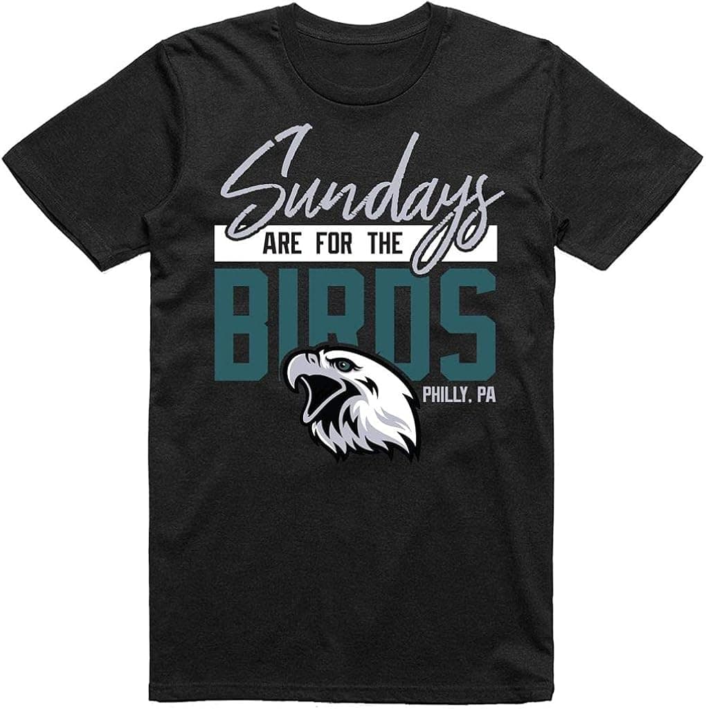Game On Apparel Sunday Birds Sports Fans Classic Philadelphia Adult T-Shirt
