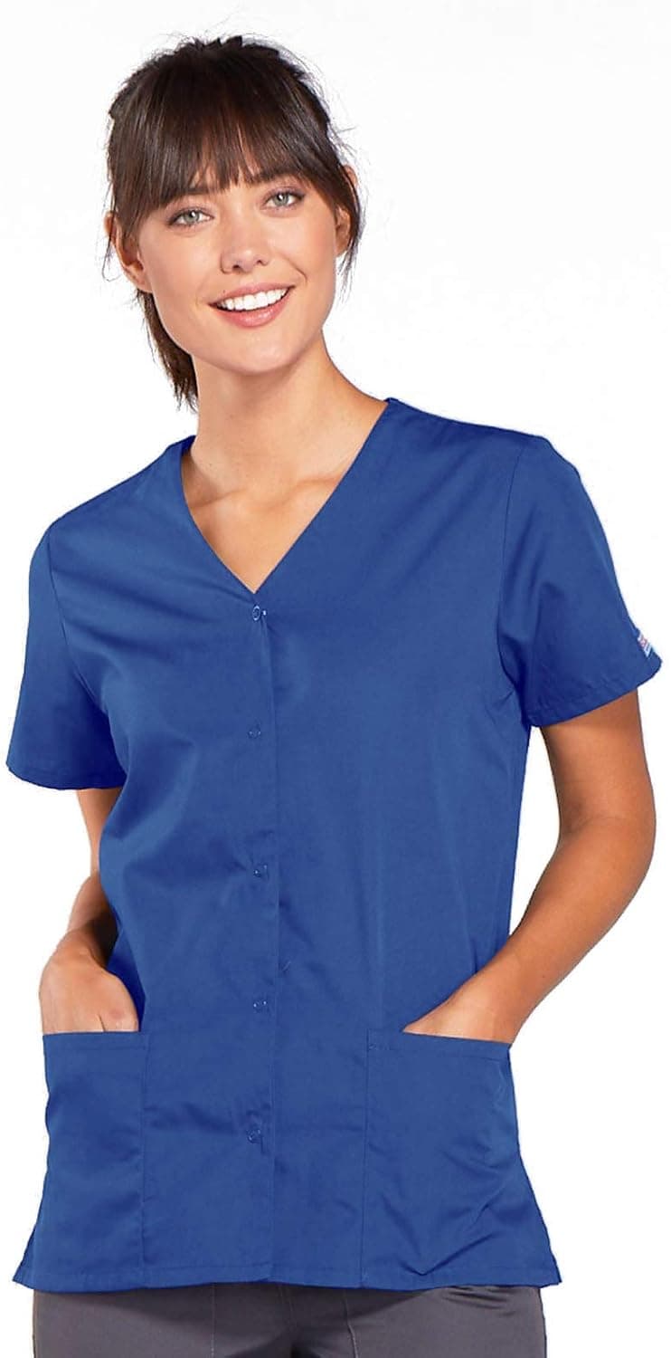 Scrubs for Women Workwear Originals Snap Front Top 4770