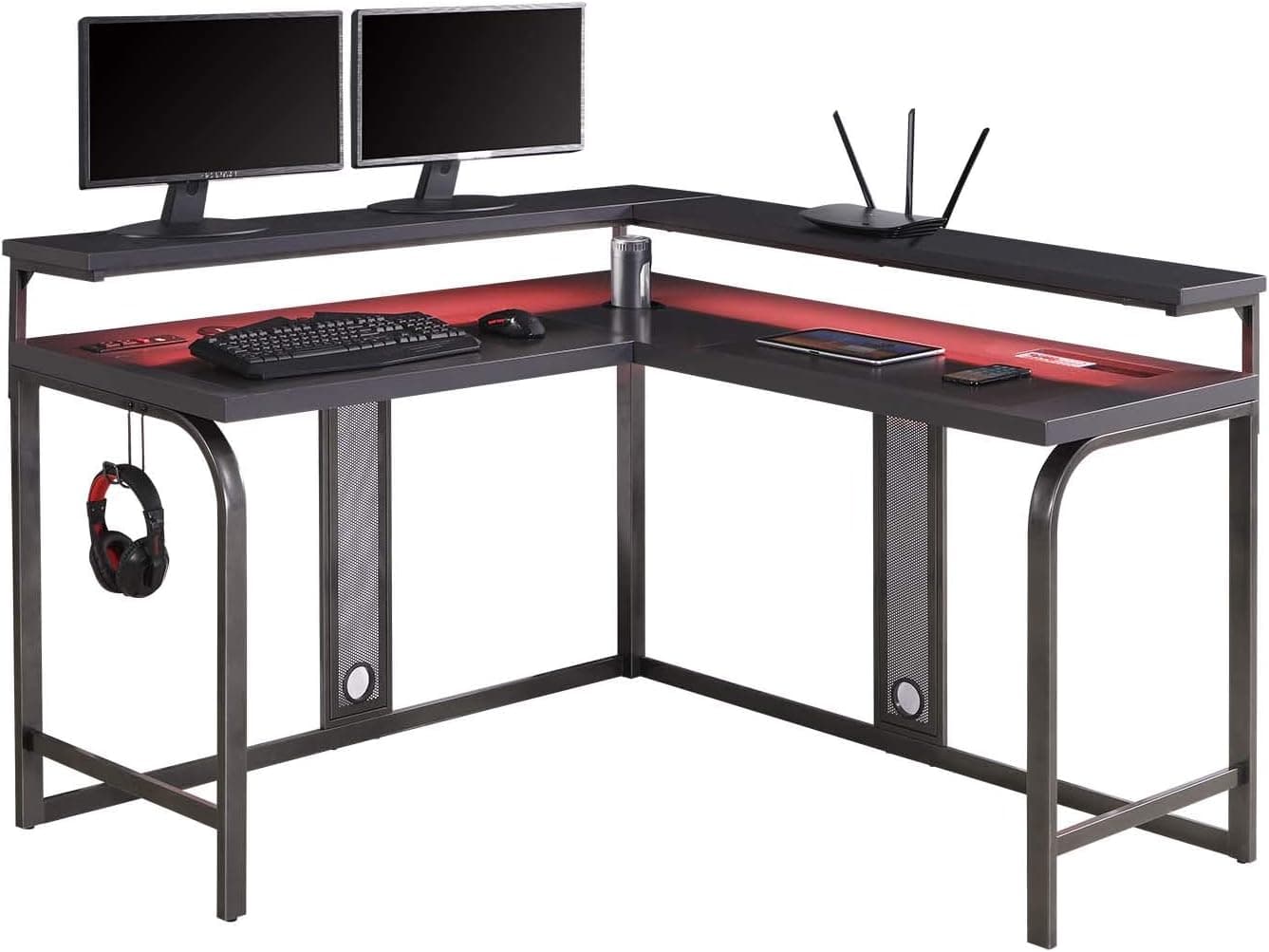 Z-Line Designs Series 1.2 Performance L Desk, Grey