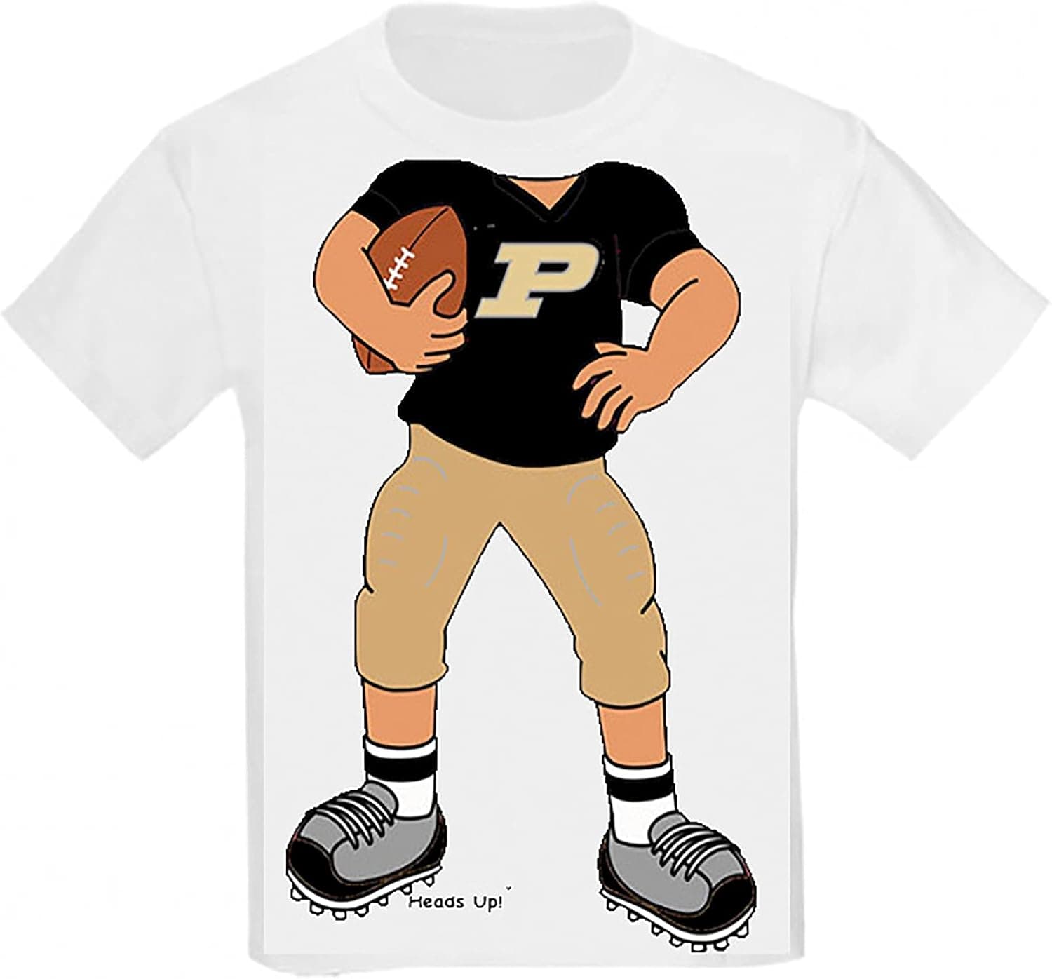 Purdue Boilermakers Heads Up! Football Baby/Toddler T-Shirt (18 Months)