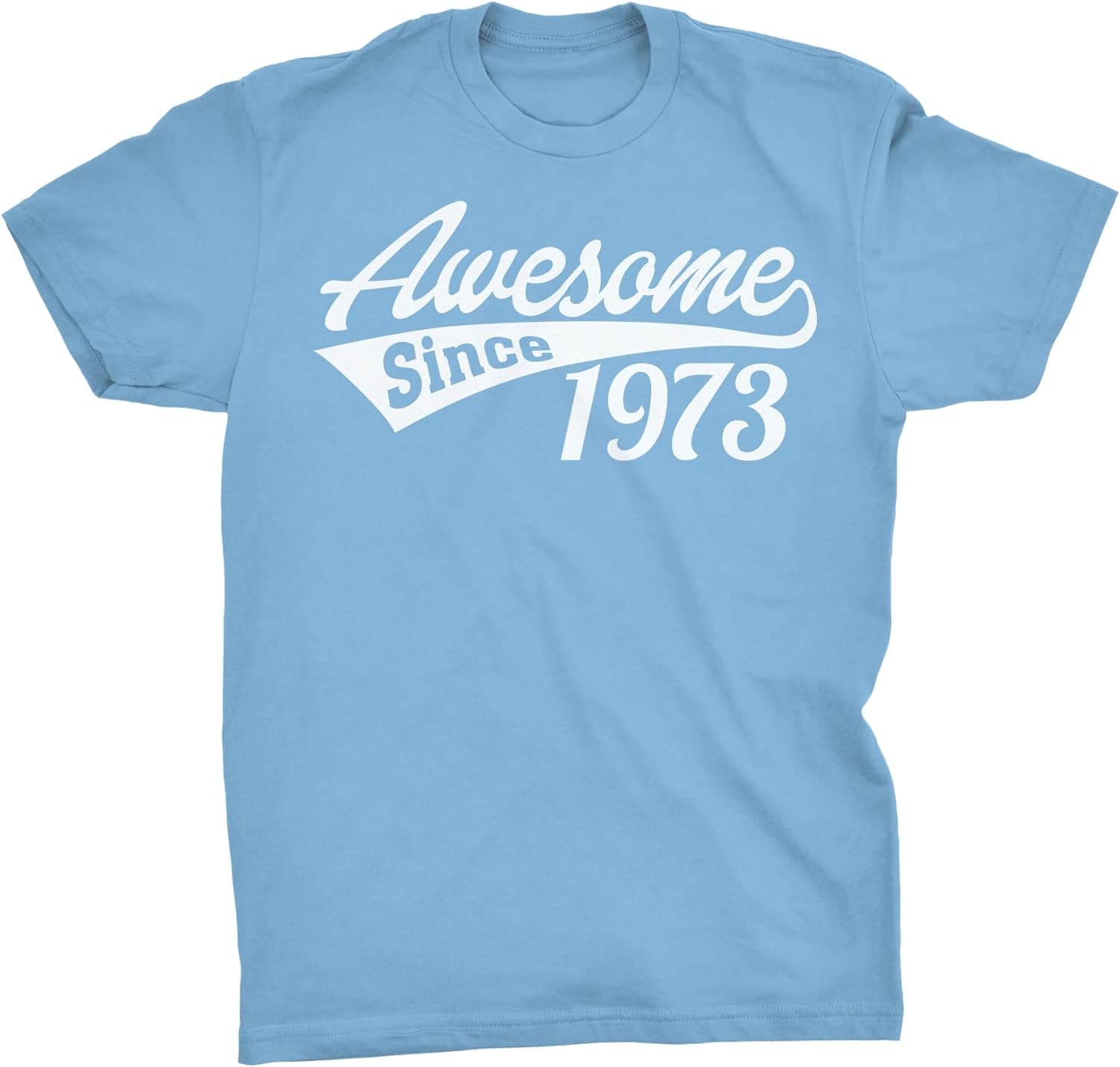50th Birthday Gift Shirt for Men - Awesome Since 1973 - Sport Tail Birthday Shirt - 50th Birthday Gift