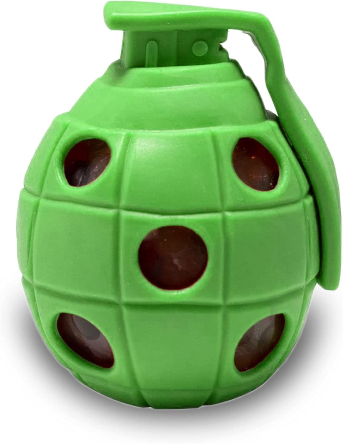 Witcrskm Squishy Balls, Stress Balls for Kids Relief Stress, Cute Animal Shape Full of Plastic Beads Inside, Perfect Birthday (1 Grenade)