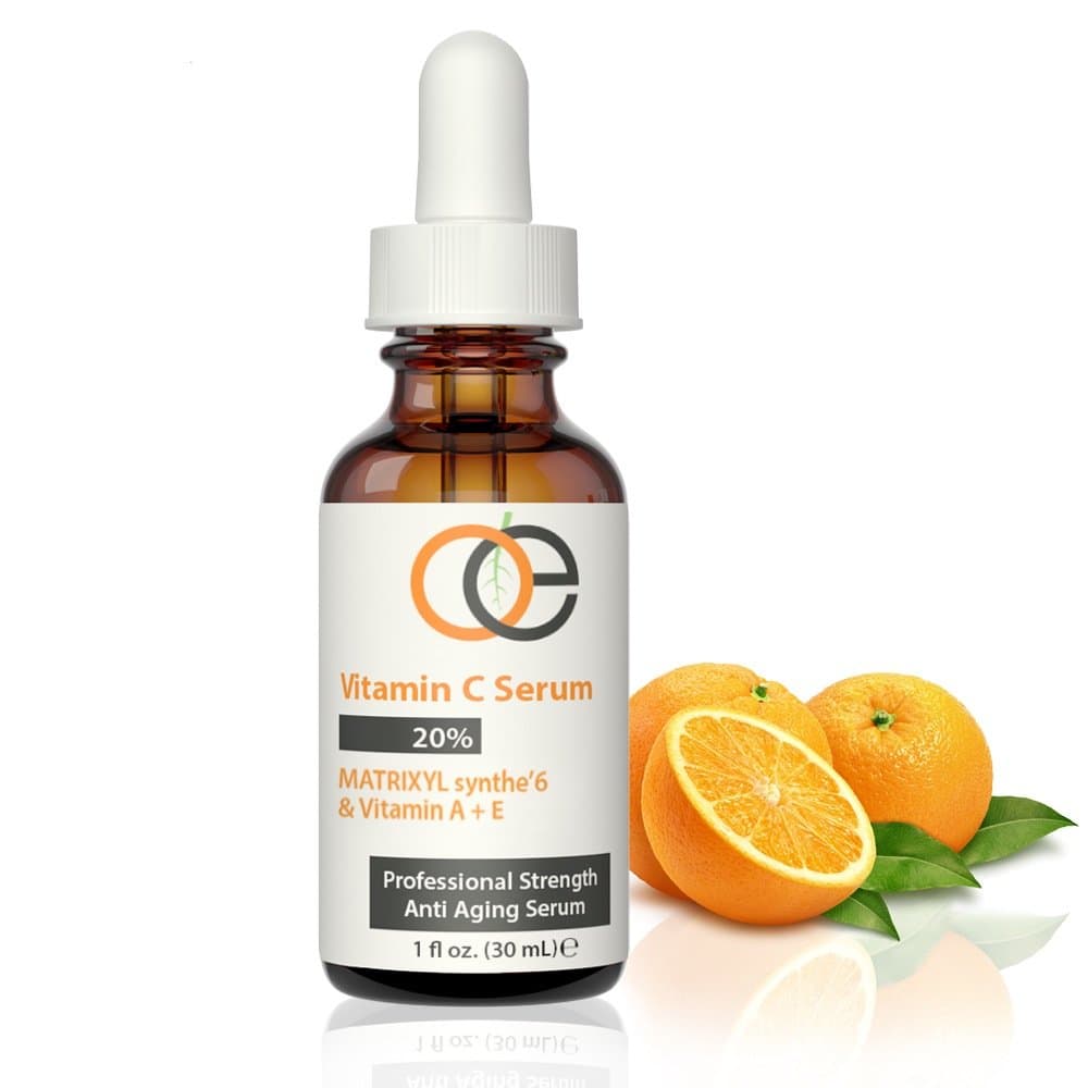 Vitamin C Serum - BEST Vitamin C Serum For Your Face Contains 20% Ascorbic Acid - Highly Potent And Effective Free Radical Neutralizer Leaves Skin Softer, Radiant & More Youthful - 1 OZ Bottle - HIGHEST QUALITY C SERUM AVAILABLE - Backed By Our 60 Day Guarantee!