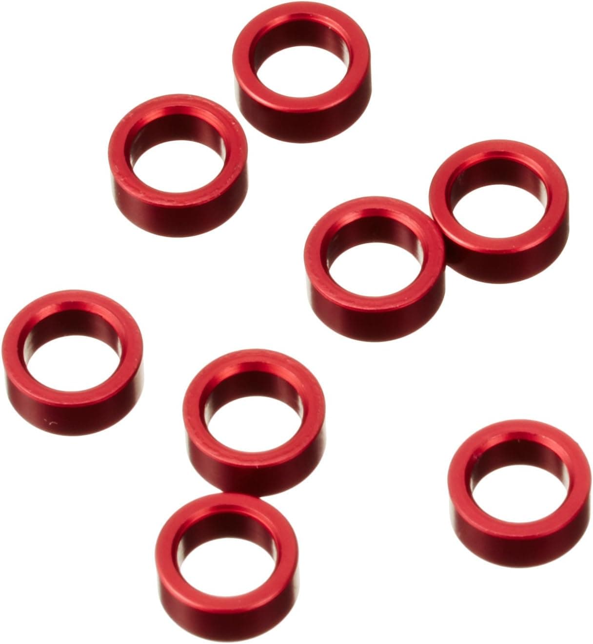 Traxxas 5133 Red-Anodized Aluminum Pushrod Spacers (set of 8)
