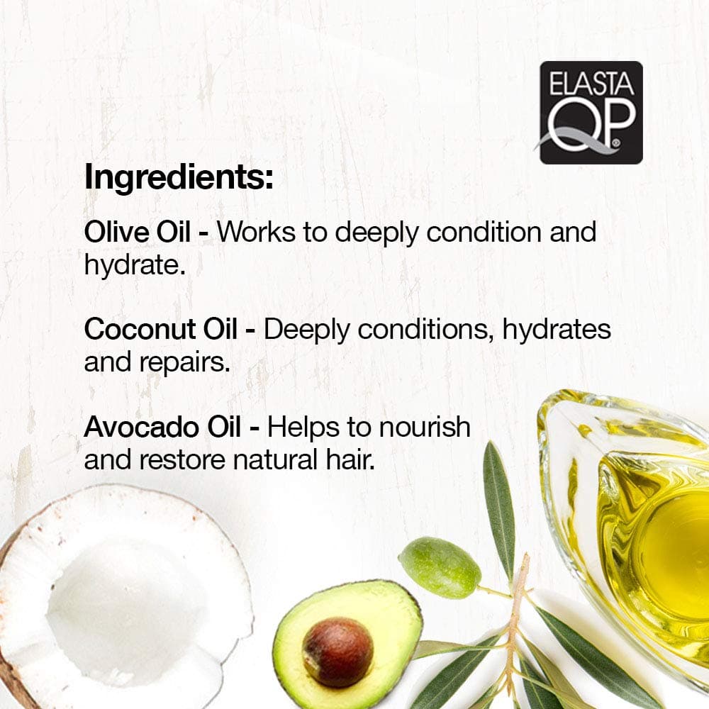 Elasta QP Feels Like Silk Styling Control Gel - Taming Gel for Natural Texturized Hair, Conditions & Moisturizes, Restores Softness & Shine, Versatile Styling, Frizz Control, No Build-up, 12 oz