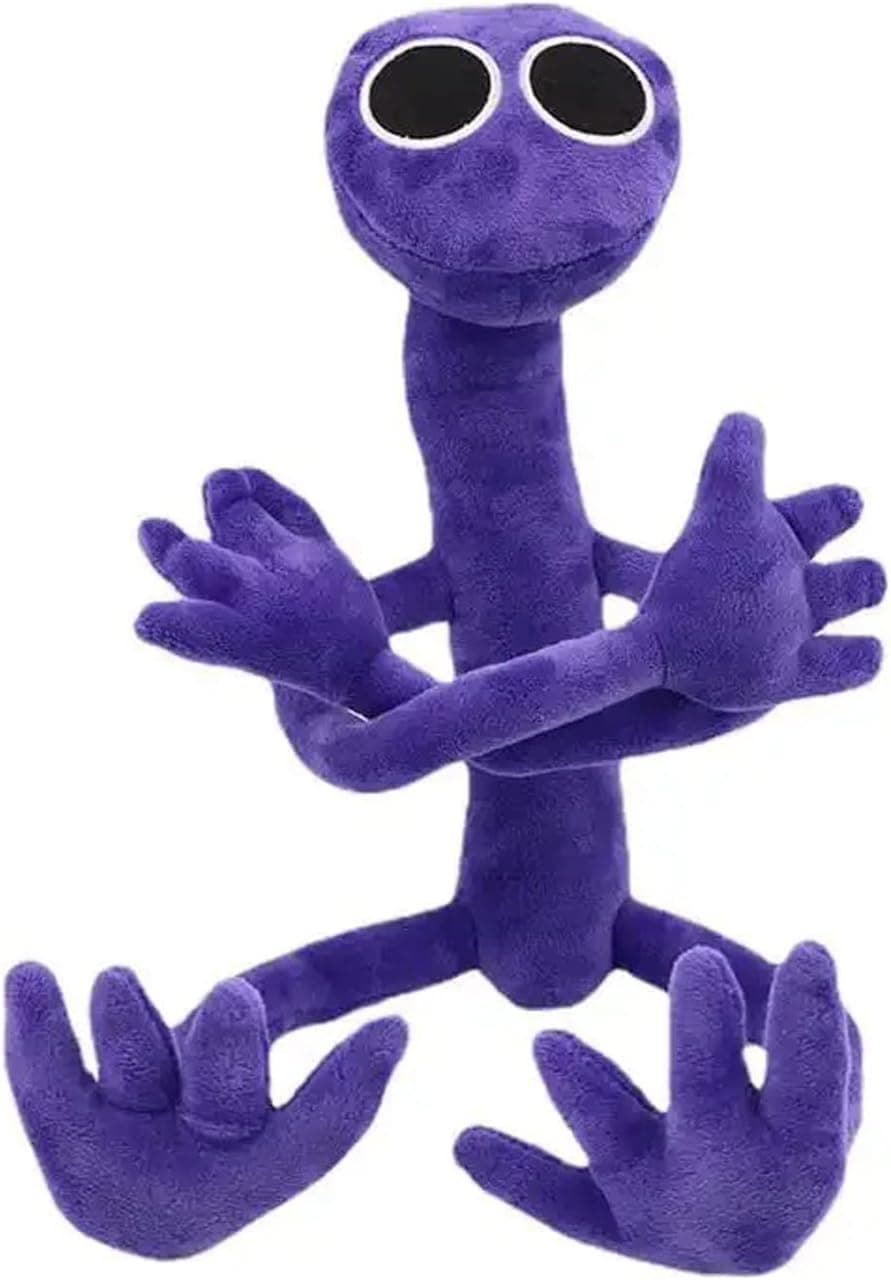Acbxm Purple from Rainbow Friends Plush Action Figure Toys,Rainbow Friends Plushies,Cute Best Rainbow Friends Plushy Toys for Kids