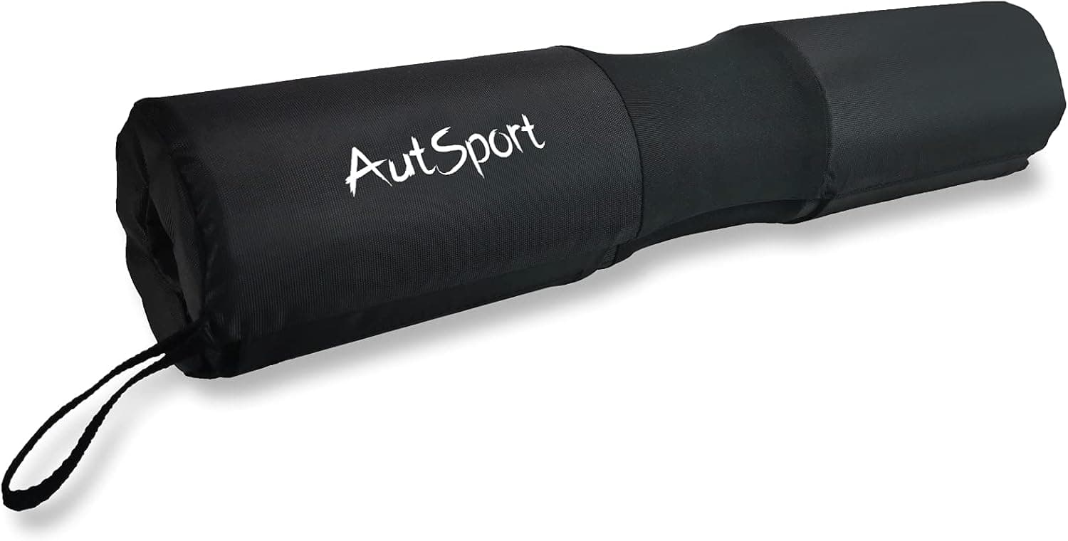 AutSport Barbell Pad Hip Thrust Pad, Comfortable Foam Cushion & Barbell Pad for Hip thrust Fit Standard Olympic Neck and Shoulder Protective Pad Perfect for Squats, Lunges, Hip Thrusts, Weight Lifting