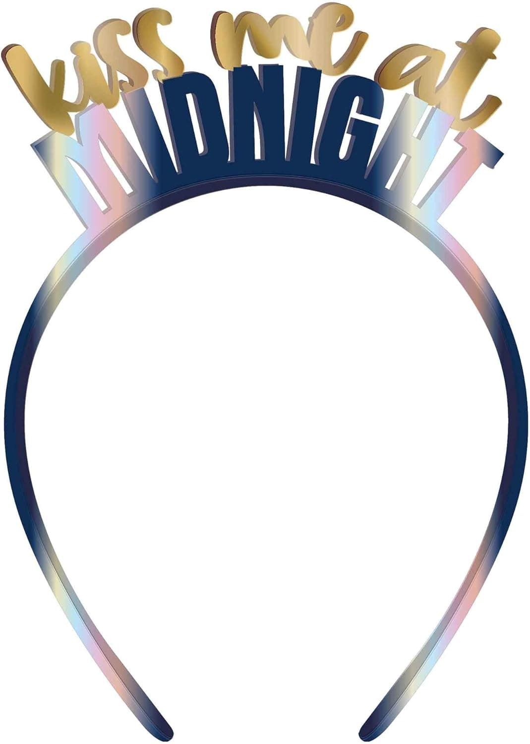 Amscan Headgear, 6.5" H x 4.6" W, Blue and Gold