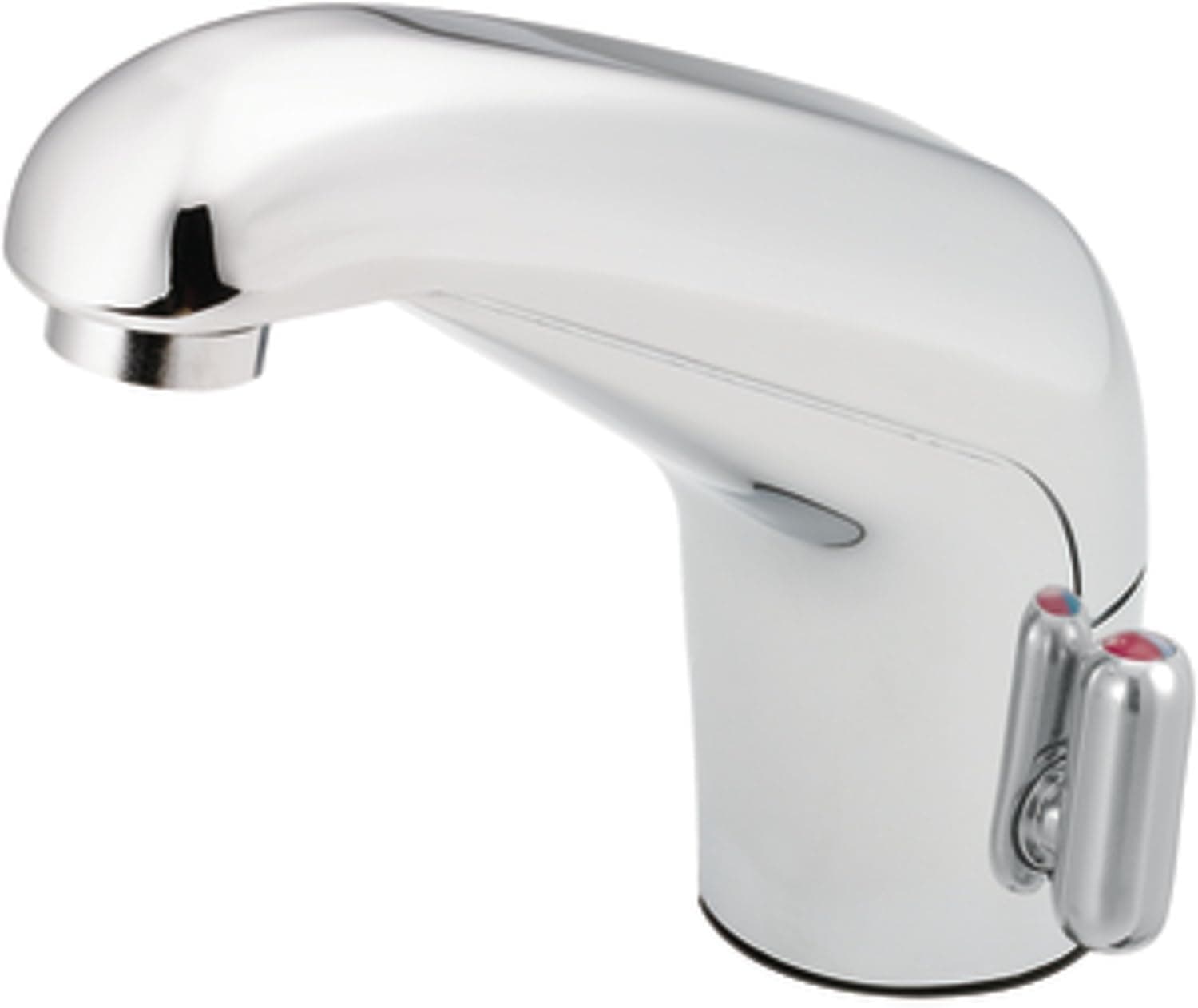 Moen CA8307 Commercial M-Power Single Mount Electronic Sensor Operated Lavatory Faucet with Temperature Control and Manual Override, Battery Powered .5-gpm, Chrome