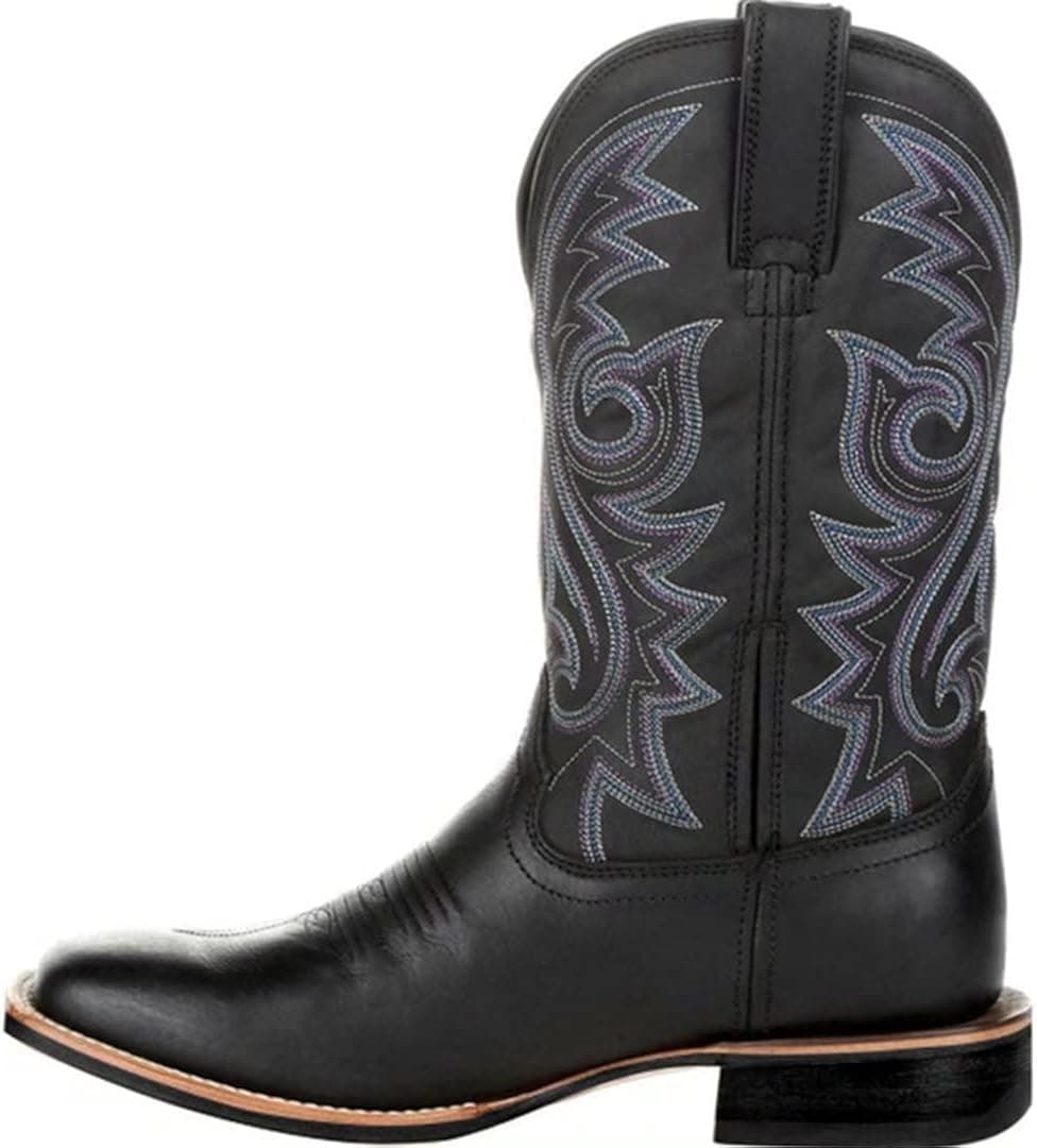 Western Boots For men Square-Toe Cowboy Boots Traditional Boots