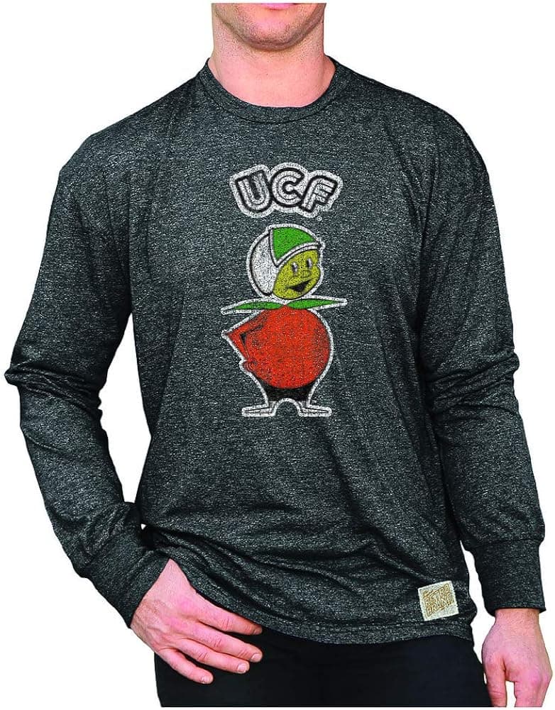 Elite Fan Shop NCAA Mens Retro Long Sleeve Shirt Soft