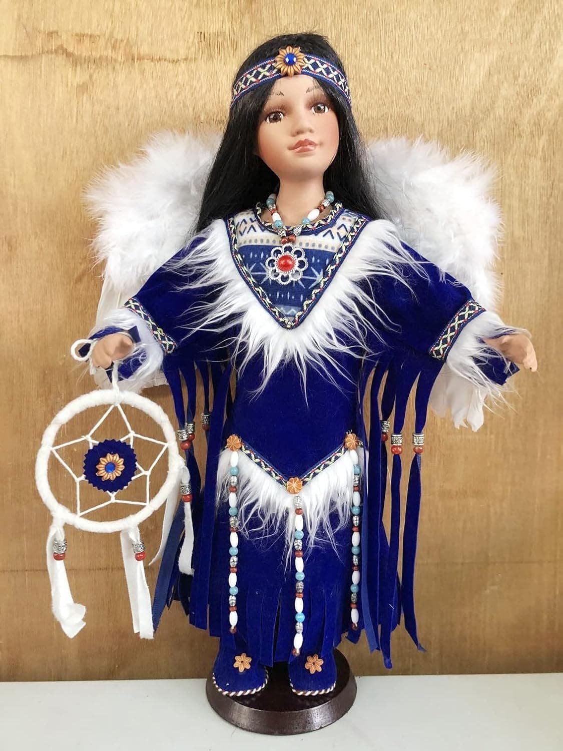 16" Collectible Native American Indian Porcelain Doll (Tara) D16764
