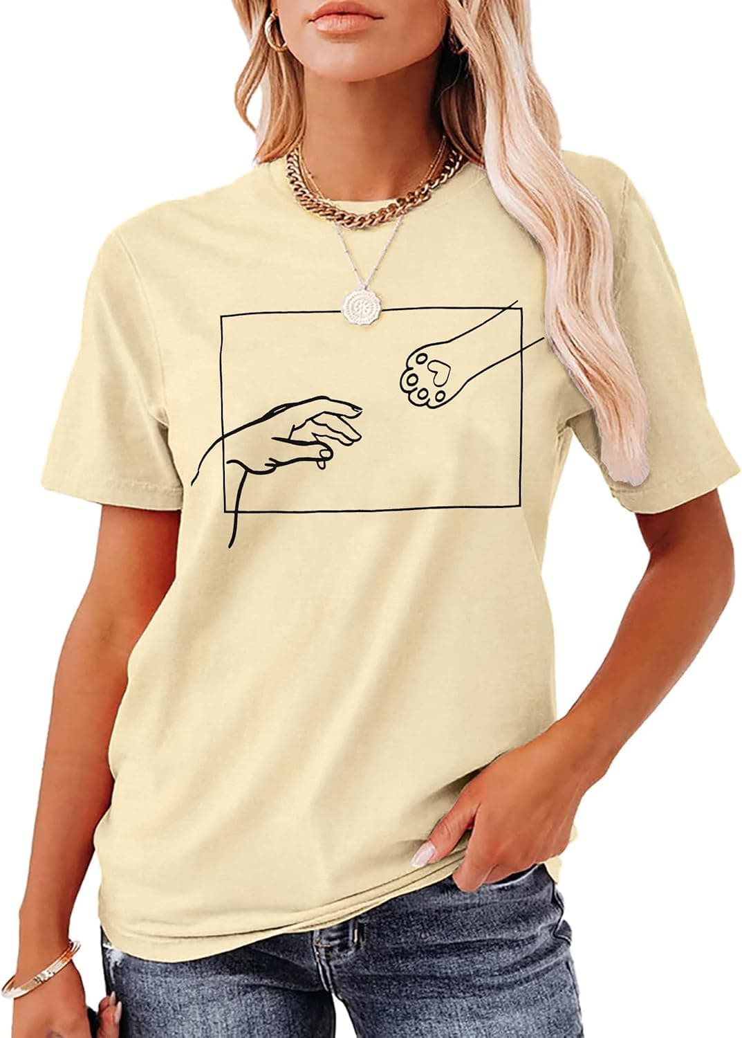 Dog Mom T-Shirt for Women Cute Dog Paw Graphic Print Shirt Summer Short Sleeve Shirts O Neck Casual Tee Tops