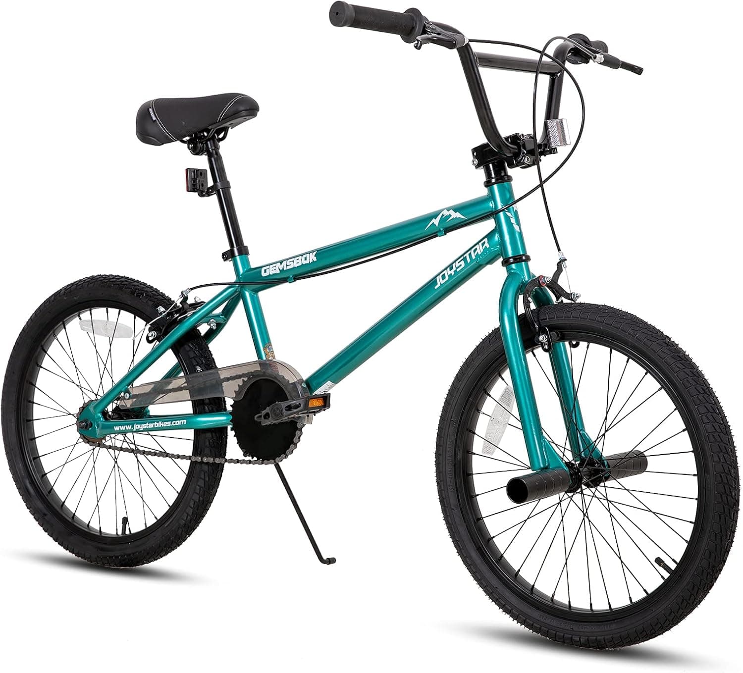 JOYSTAR Gemsbok 20 Inch BMX Bike for Kids Ages 7 Year and Up, Freestyle Kids' Bicycles for Boys Girls Beginner Level Riders, Dual Hand Brakes, Single Speed Kids Bike, Multiple Colors