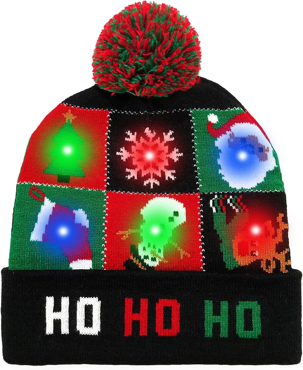 Christmas Hats Gag Gift White Elephant Gifts Ideas Funny Novelty Stocking Stuffers for Women Men Adults Kids
