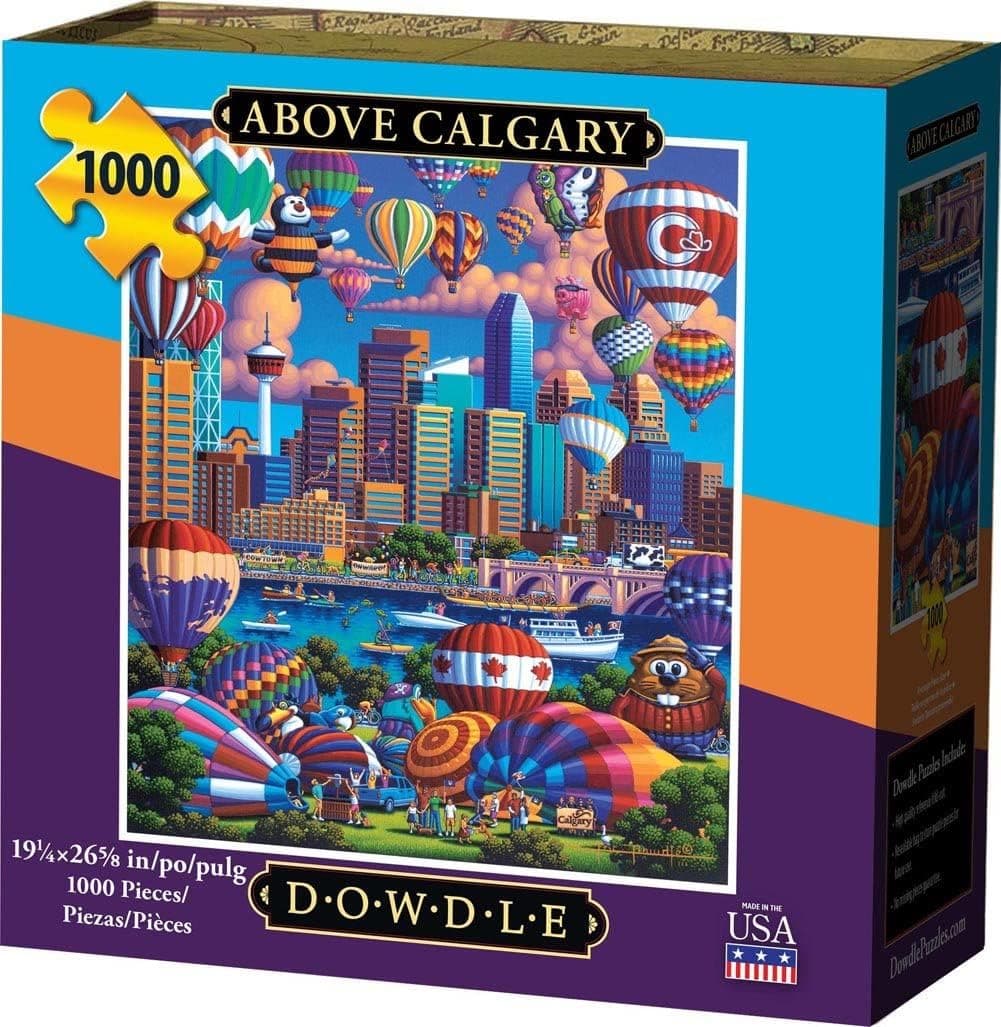 Dowdle Jigsaw Puzzle - Above Calgary - 1000 Piece
