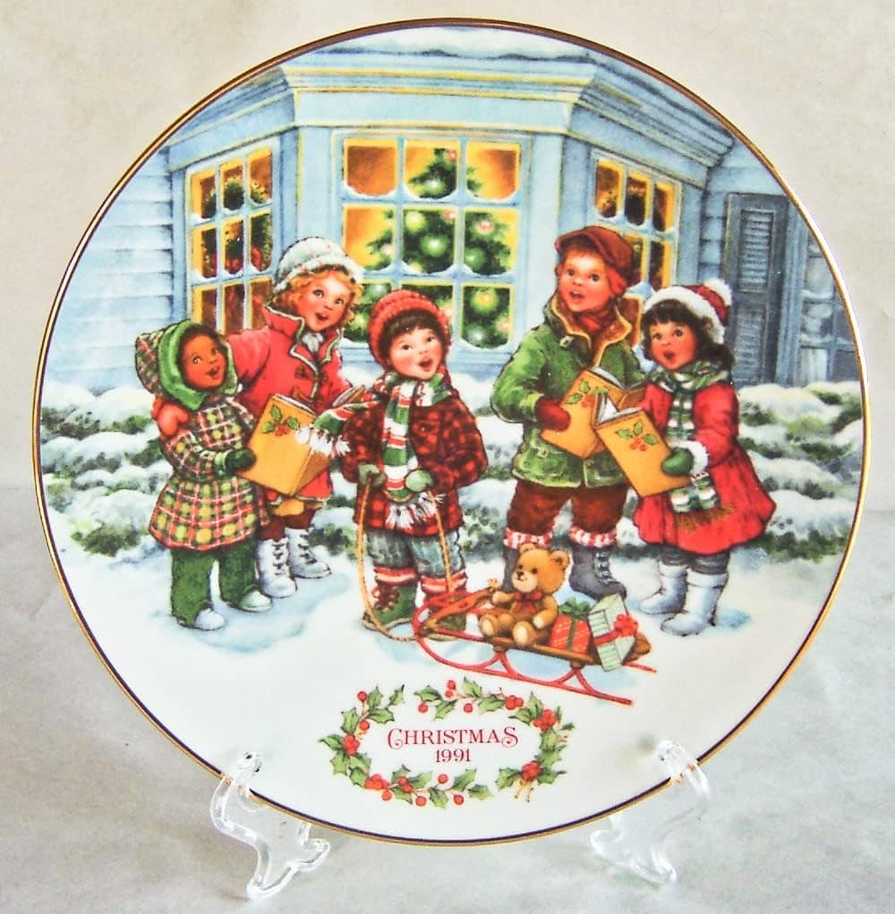 Avon 'Perfect Harmony' 1991 Christmas Plate