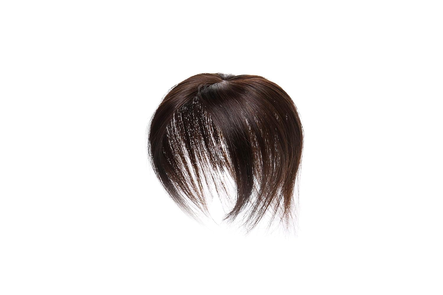Hairro Human Hair Toppers For Women 14" 23g #02 Dark Brown