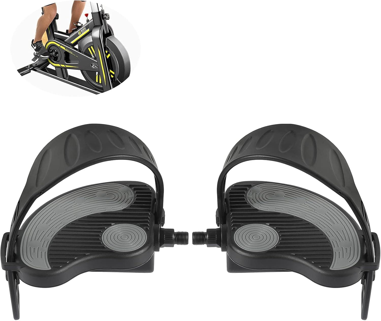 Bike-Pedals with Straps