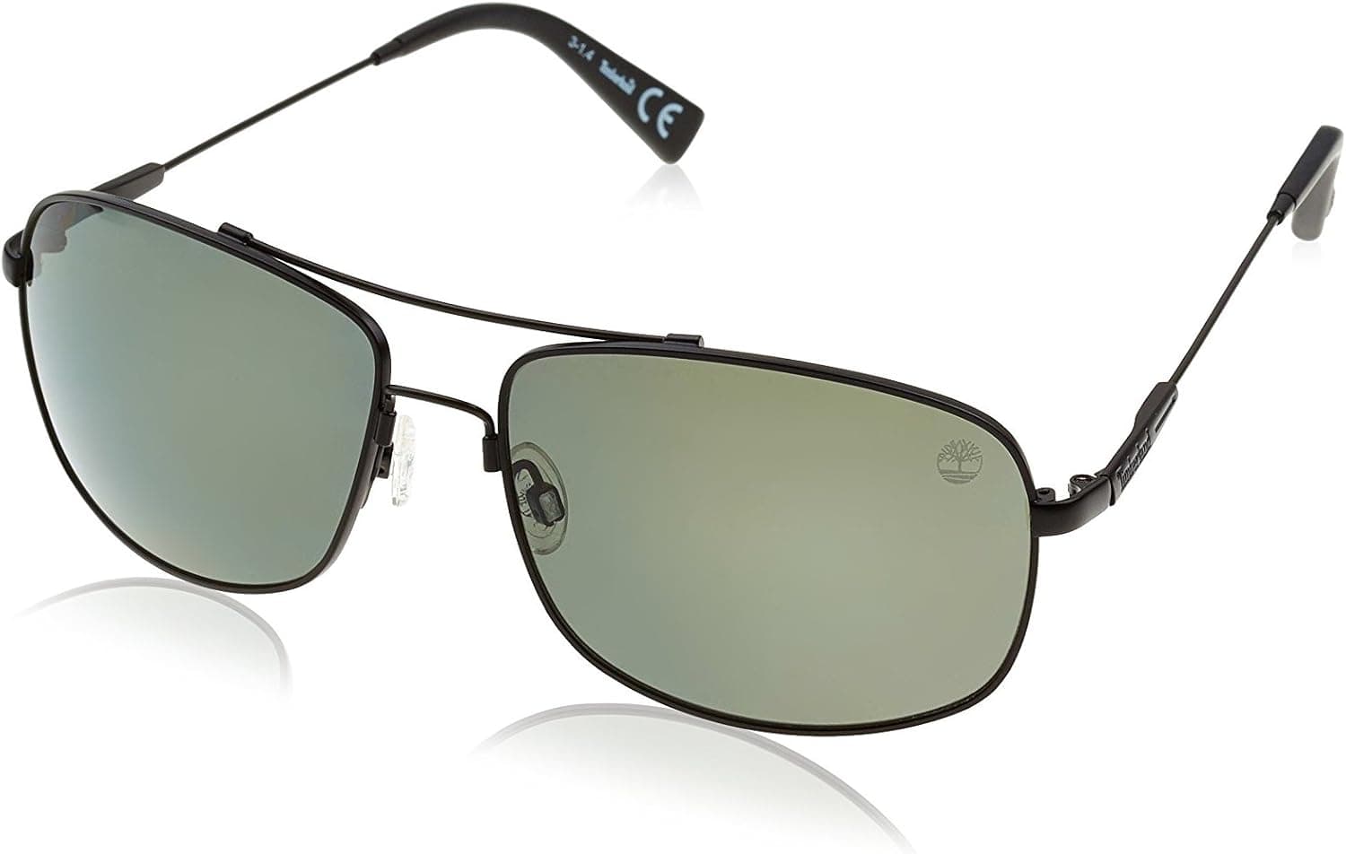 Timberland Men's TB9010 TB/9010 02D Matte Black Polarized Sunglasses 61mm
