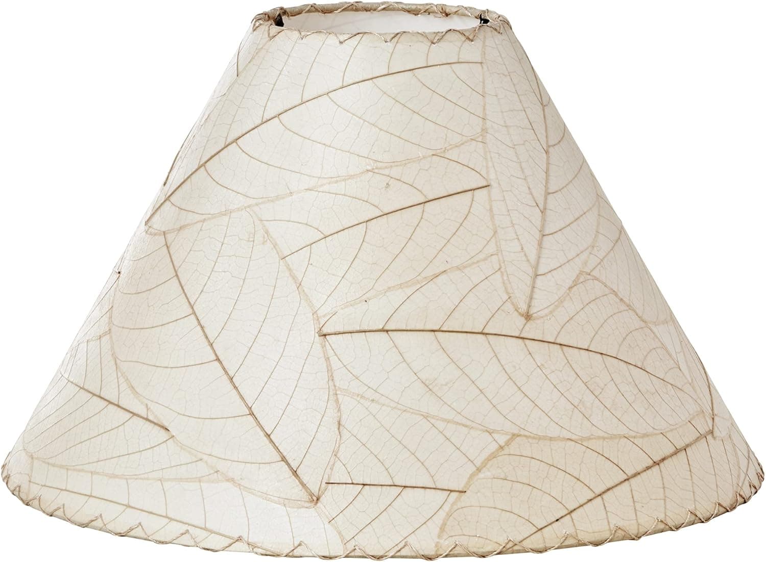 Eangee Home Design Bell Shade Cocoa Natural Shade made of Real Cocoa Leaves 18 Inches Length x 18 Inches Width x 12 Inches Height (485 sb)