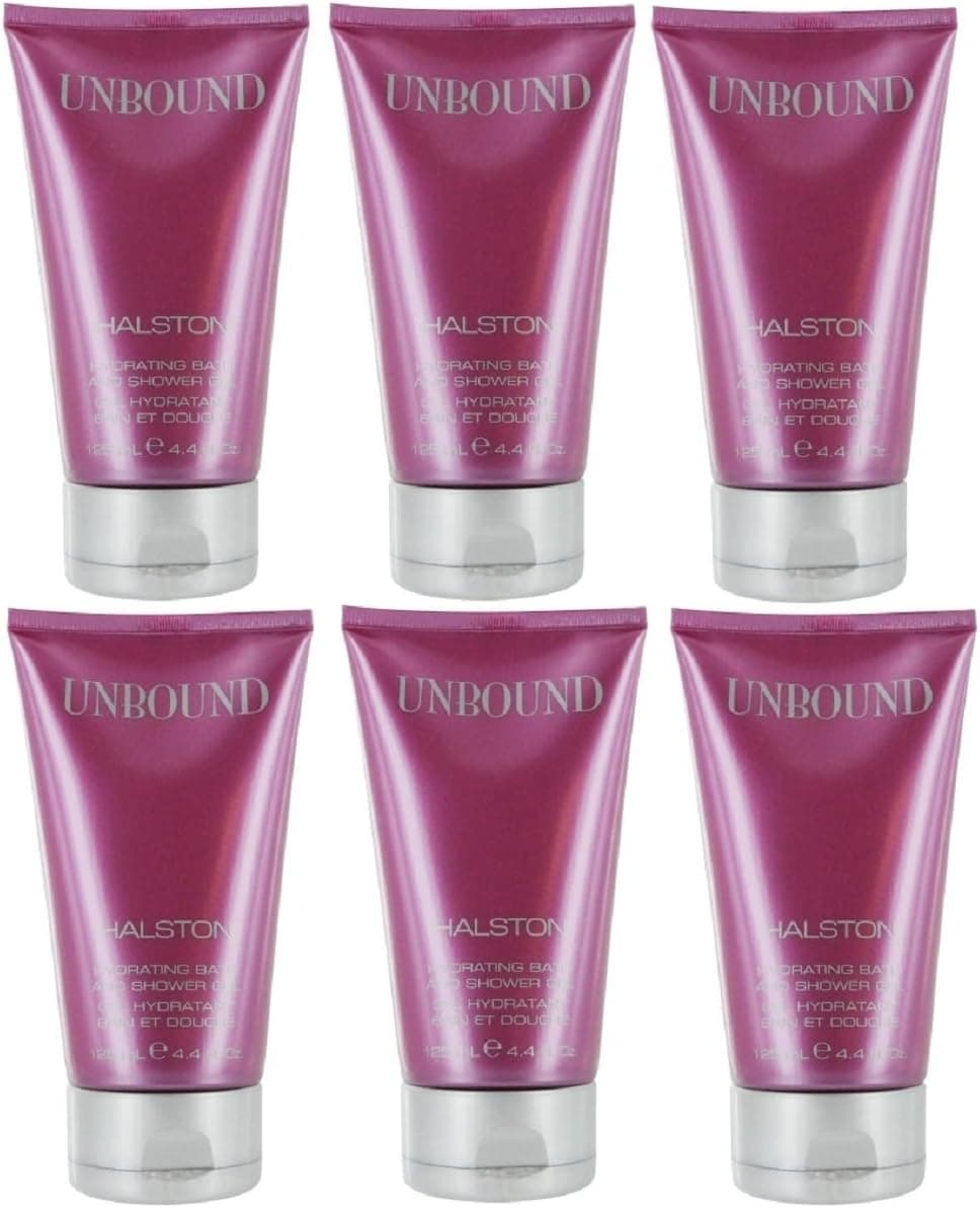 Halston Unbound By Halston for Women: Shower Gel 4.4 Oz 6 Pack