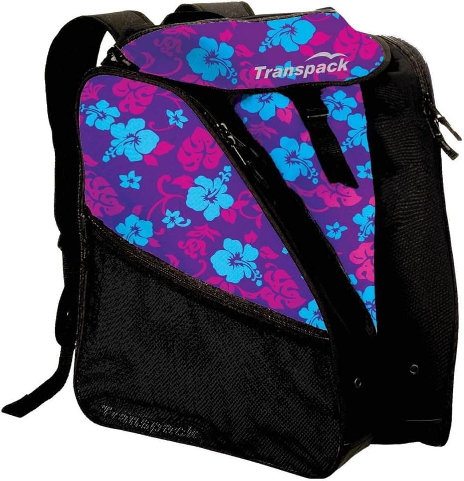 Transpack XTW Ski Boot Bag 2017 - Purple-Pink-Aqua Multi Floral