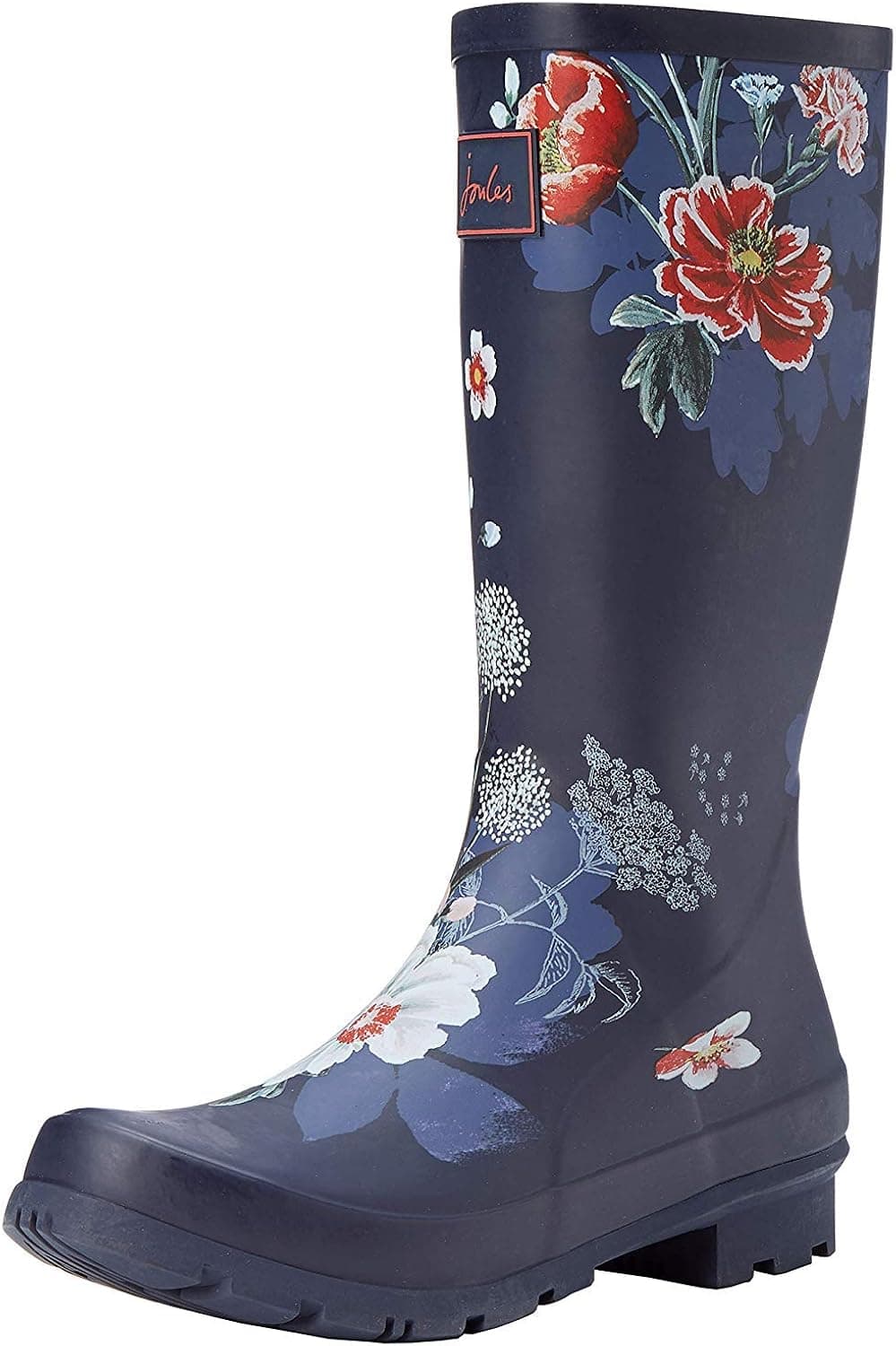 Joules Women's Roll Up Welly Rain Boot, 4/8 UK